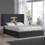 Cama Tapizada de Matrimonio CC Bordado + Colchón Opc.