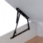 Cama Doble Tapizada Memolux (c/ Plataforma + Sistema Elevador) + Colchón Opc.