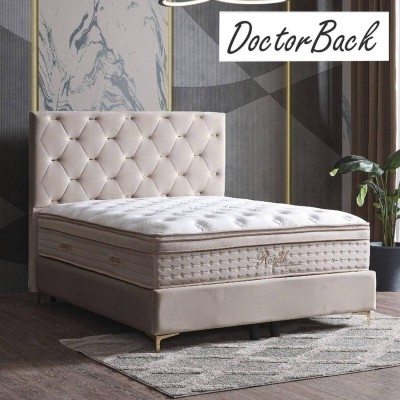 Cama Royal + Somier, Sistema Elevador y Fondos + Colchón Opc.