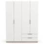 Armario 4 Puertas de abrir + 2 Cajones Ghost