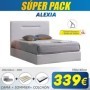 Super Pack Cama Alexia + Colchão Back Ortopédico