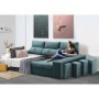 Sofá 2L + Chaise Longue con Cama Apolo (265x155cm) con OFERTA Smart TV 32'' Grunkel