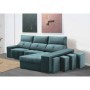 Sofá 2L + Chaise Longue con Cama Apolo (265x155cm) con OFERTA Smart TV 32'' Grunkel