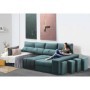 Sofá 3L + Chaise Longue con Cama Apolo (345x160cm) con OFERTA Smart TV 32'' Grunkel