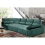 Sofá Rinconero con Chaise Longue y Cama Júpiter (345x160cm) con OFERTA Smart TV 32'' Grunkel