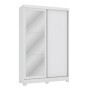 Armario 2 puertas correderas con espejo + 2 cajones abiertos