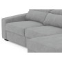 Sofá 2L + Chaise Long Reversible c/ Cama Baú Oslo (270x158cm)