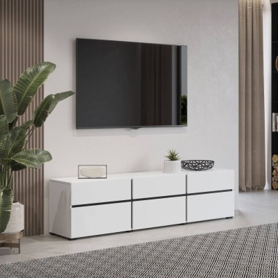 Base Tv 3 Portas + 3 Gavetas Cross