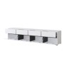 Base Tv 4 Portas + 4 Gavetas Cross