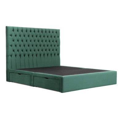 Cama Estofada de Casal Marselha + Colchão Opc.
