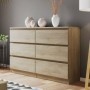 Cómoda 6 Cajones Malwa M6 120