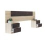 Pack Dormitorio Completo Alaya Roble Canadian/Óxido c/ Canapé Ebro + Colchón Premium 17HR (190x150cm)