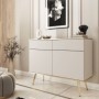 Cómoda 2 Portas + 2 Gavetas Oro