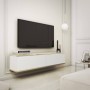 Base Tv Suspensa + 2 Portas Oro