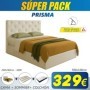 Super Pack Cama Prisma + Estrado + Colchão Back Ortopédico
