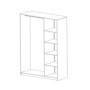 Pack Dormitorio Completo Pricy c/ Armario + Somier (200x140cm)