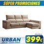 Sofá 2 Plazas + Chaise Long Urban (265x160cm)