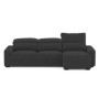 Sofá 2L + Chaise Long Reversible c/ Cama Baú Oslo (270x158cm)