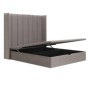 Pack Cama de Casal Estofada Abas Vertical (Cabeceira Longa) + Estrado, Sistema Elevatório e Fundos + Colchão Opc.