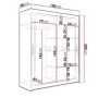 Armario 2 Puertas Correderas Westa XI (c/ Luz LED)