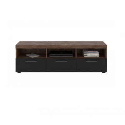 Soporte de TV BlackWood Texas Roble/Negro