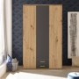 Armario 3 Puertas Abatibles + 2 Cajones Marburg