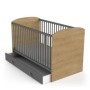Pack Berço Infantil c/ Gaveta Gabin + Colchão Doctor Back Ortopédico (140x70cm)