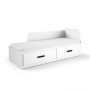 Pack Cama Dupla Infantil Mia + Colchão Doctor Back Ortopédico 200x80cm (White)