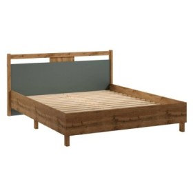 Pack Cama Indygo + Colchón Ortopédico Doctor Back (200x160cm) (Green/Dab Wotan)