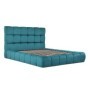 Cama Tapizada Abatible Charme c/ Baúl Y Fondo de Madera + Colchón Opc.