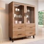 Salón Completo Sanna 4 (Negro/Dab Wotan)