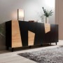 Salón Completo Etna (Negro/Dab Craft)