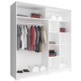 Armario 2 Puertas Correderas c/ Espejo Maja 1 Alu