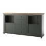 Aparador 2 Puertas + 4 Cajones Evora (c/ Luz LED)
