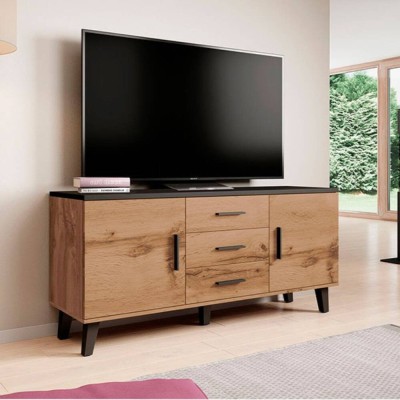 Mueble Tv 2 Puertas + 3 Cajones Sanna