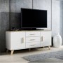 Salón Completo Sanna 2 (Blanco Brillante/Dab Sonoma)