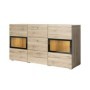 Aparador 2 Puertas + 3 Cajones Baros (c/ Luz LED)
