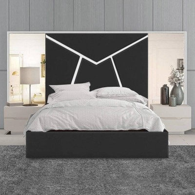 Cabecero Tapizado Largo c/ Espejo Mel