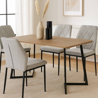 Mesa de Comedor Fija Ambler (140x90x75cm)