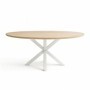 Mesa de Comedor Fija Ovalada Stacy (140x80x75cm)