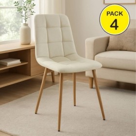 Pack de 4 Sillas Portland (Beige) Pack de 4 Sillas Portland (Beige)