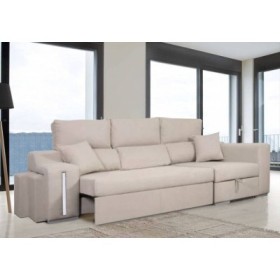 Sofá Chaise Long c/ Cama Salsa 2 (263x145cm) Sofá Chaise Long c/ Cama Salsa 2 (263x145cm)