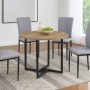 Mesa de Comedor Redonda Fija Cleveland (90x90x75cm)