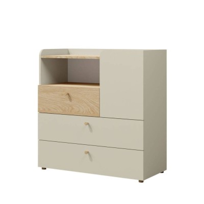 Cómoda 1 Puerta + 3 Cajones Yuki