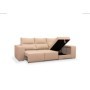 Sofá 2 Plazas + Chaise Long con Cama Ares (265x160cm)