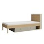 Cama Yuki + Colchón Doctor Back Ortopédico 200x90cm (Eucalipto)