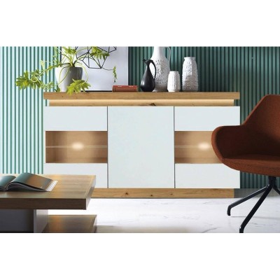 Aparador 3 Puertas Romeo (c/ Luz LED)