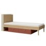 Cama Yuki + Colchón Doctor Back Ortopédico 200x90cm (Coral)