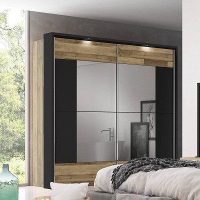 Armario 2 Puertas Correderas Clair (c/ Luz LED)