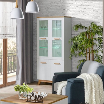 Vitrina 4 Puertas Sven